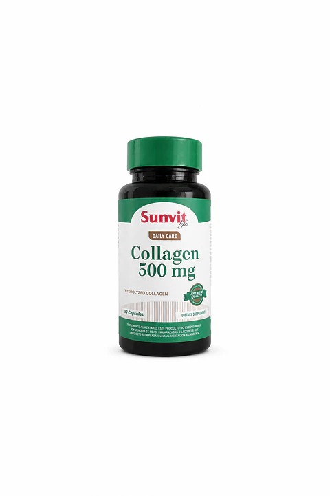 Collagen 500 mg 90 Cápsulas | Piel, Articulaciones y Bienestar