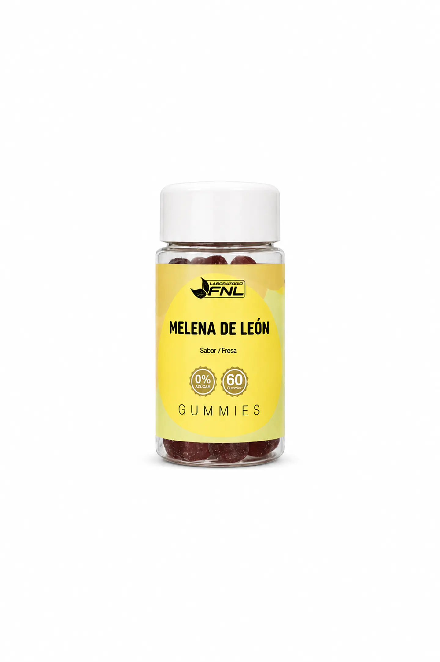 Melena de León Gummies FNL 60 Gomitas | Memoria, Enfoque y Concentración 1