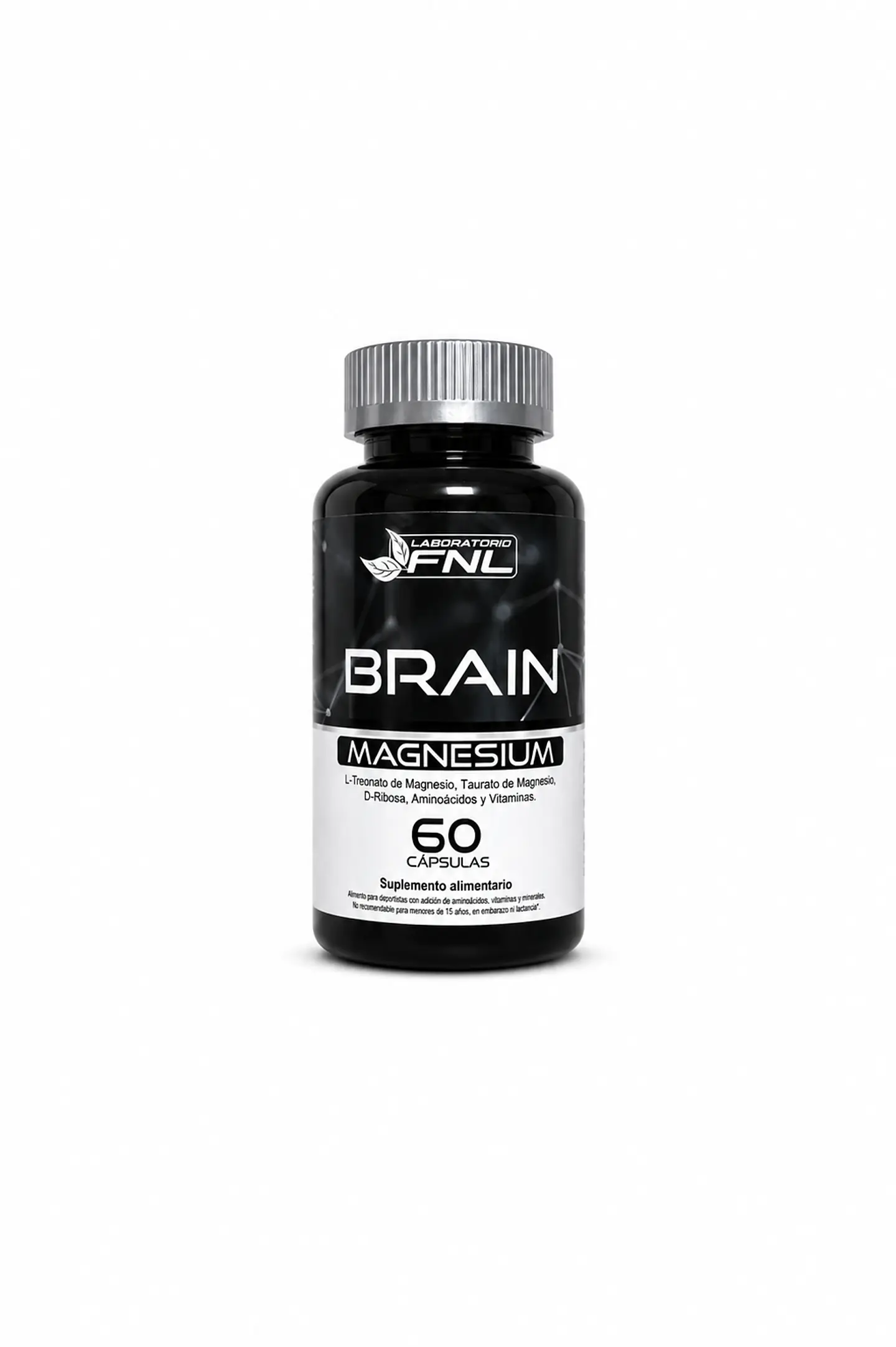 Brain Magnesium FNL 60 Cápsulas | Enfoque Mental, Memoria y Descanso 1