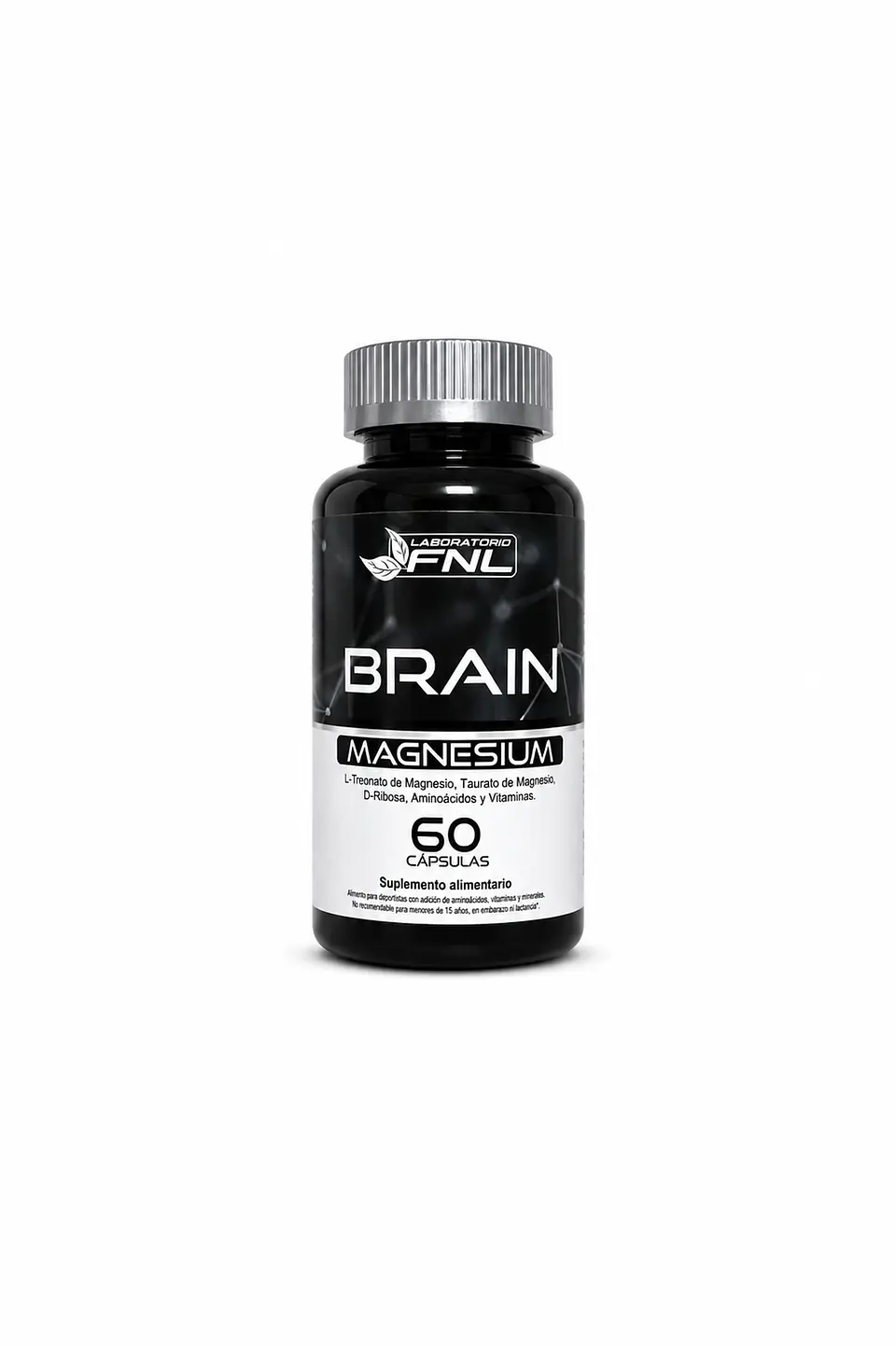 Brain Magnesium FNL 60 Cápsulas | Enfoque Mental, Memoria y Descanso 1