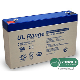 Batería 6V 7Ah Ciclo Profundo AGM (eq. GEL *) UL7-6 Ultracell