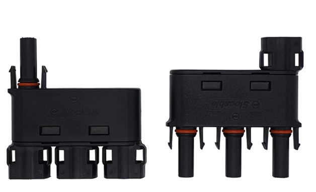 Set Conector MC4 triple Paralelo