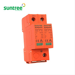 Interruptor protección contra sobretensiones DC 500V Máx. 2 Polos (Bipolar) SUP2H-PV Suntree