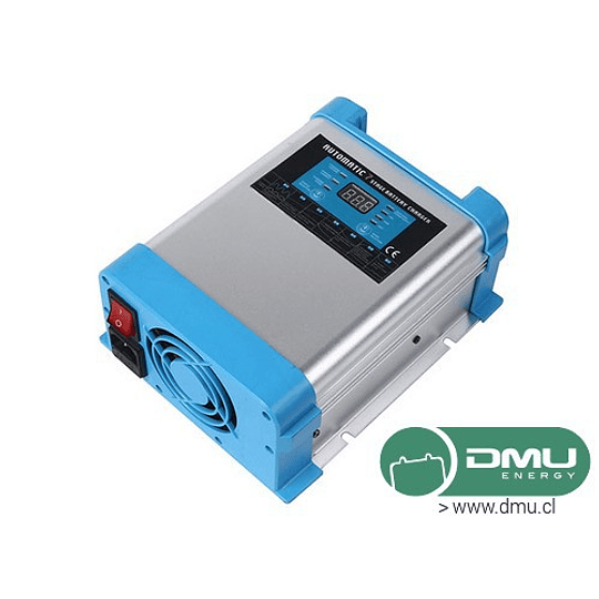 Cargador de baterías inteligente 12V 24V 60A y 30A Multi-función & Multi-Voltaje True Power (para baterías AGM, GEL, VRLA y de electrolito líquido) (Pantalla LED) (Profesional 07 Etapas)