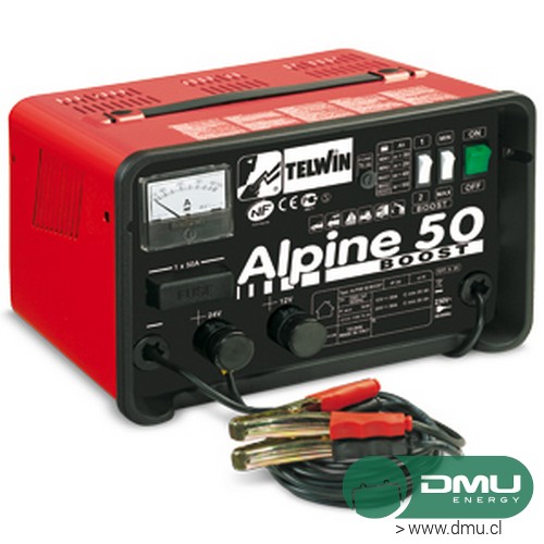 Cargador de baterías 12V y 24V 30A Alpine 50 Telwin