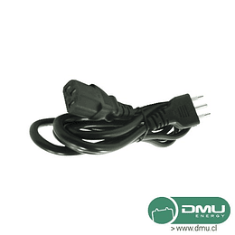 Cable de poder alimentación C13 a tipo L Chile 220V 10A 1.8M (UPS / PDU / Comp.)