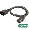 Cable de poder salida C13 a C14 220V 10A 1.8M (para UPS, PDU, computadores)