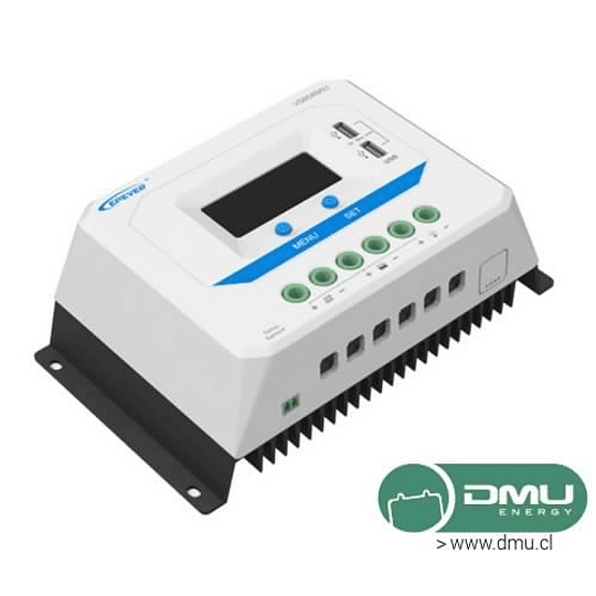 Controlador de carga solar 12/24V DC 10A Máx. Pantalla LCD PWM VS1024AU EPEVER