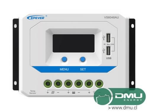 Regulador de Carga Solar 20A 12/24V PWM Epever VS2024AU