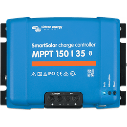 Controlador de carga solar 12/24/36/48V 150V DC 35A Máx. MPPT 150/35 SmartSolar Victron (configuración y monitoreo Bluetooth) (compatible con baterías de litio 48V)