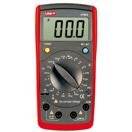 Capacímetro e Inductometro UT603 UNI-T (tester medidor de capacitancia e inductancia)