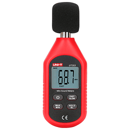 Sonómetro hasta 130dB (medidor de nivel de sonido en decibeles) (decibelímetro) UT353 UNI-T