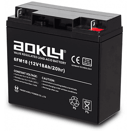 Batería 12V 18Ah Ciclo Profundo AGM (eq. GEL *) 6FM18 Aokly