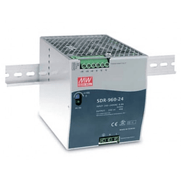 Fuente de poder 220V AC a 48V DC 20A 960W (para riel DIN) SDR-960-48 Mean Well