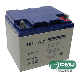 Batería 12V 40Ah Ciclo Profundo GEL (eq. AGM *) UCG40-12 Ultracell