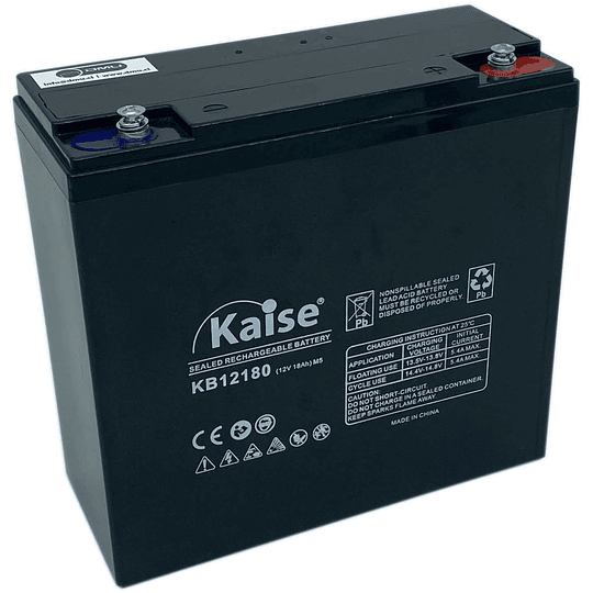 Batería 12V 18Ah Ciclo Profundo AGM (eq. GEL *) KB12180 Kaise