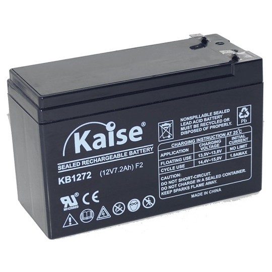 Batería 12V 7.2Ah Ciclo Profundo AGM (eq. GEL *) KB1272F2 Kaise