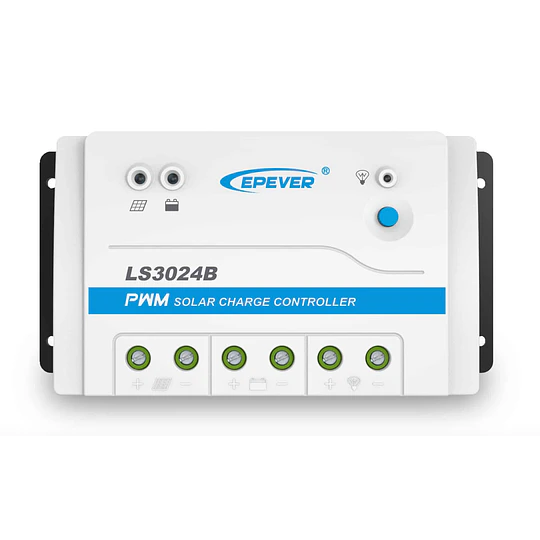 Controlador de carga solar 12/24V DC 10A Máx. PWM LS1024B EPEVER