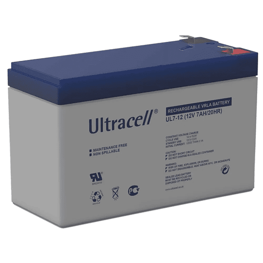 Batería 12V 7Ah Ciclo Profundo UL7-12 Ultracell