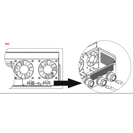 Inversor Cargador Solar 48V DC 8000W Onda Sinusoidal Pura 220V AC con Controlador Solar MPPT Axpert MAX 8000 Voltronic (Transf. Aut. UPS) (Carg. Red 80A / Solar 80A 120-450V 8000W/P Máx) Wi-Fi