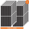 Kit Solar Litio 6,6kWp 8kWac 220Vac con Banco de Litio 9,6kWh, Inversor/Cargador híbrido MPPT y Paneles Solares Half-Cell (kit ampliable hasta 8kWp)