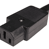 Conector C13 10A hembra de poder volante