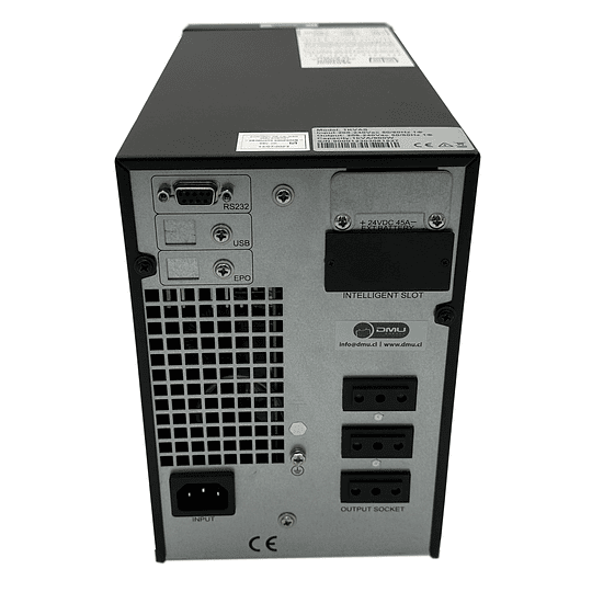 UPS Online 220V 1kVA 1000VA 900W Torre EAST (En Línea Doble Conversión) Especial salidas tipo L (certificada con normas IEC SEC Chile*)