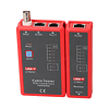Probador de cables de red RJ45 RJ11 BNC Ethernet, teléfono y coaxial UT681C UNI-T