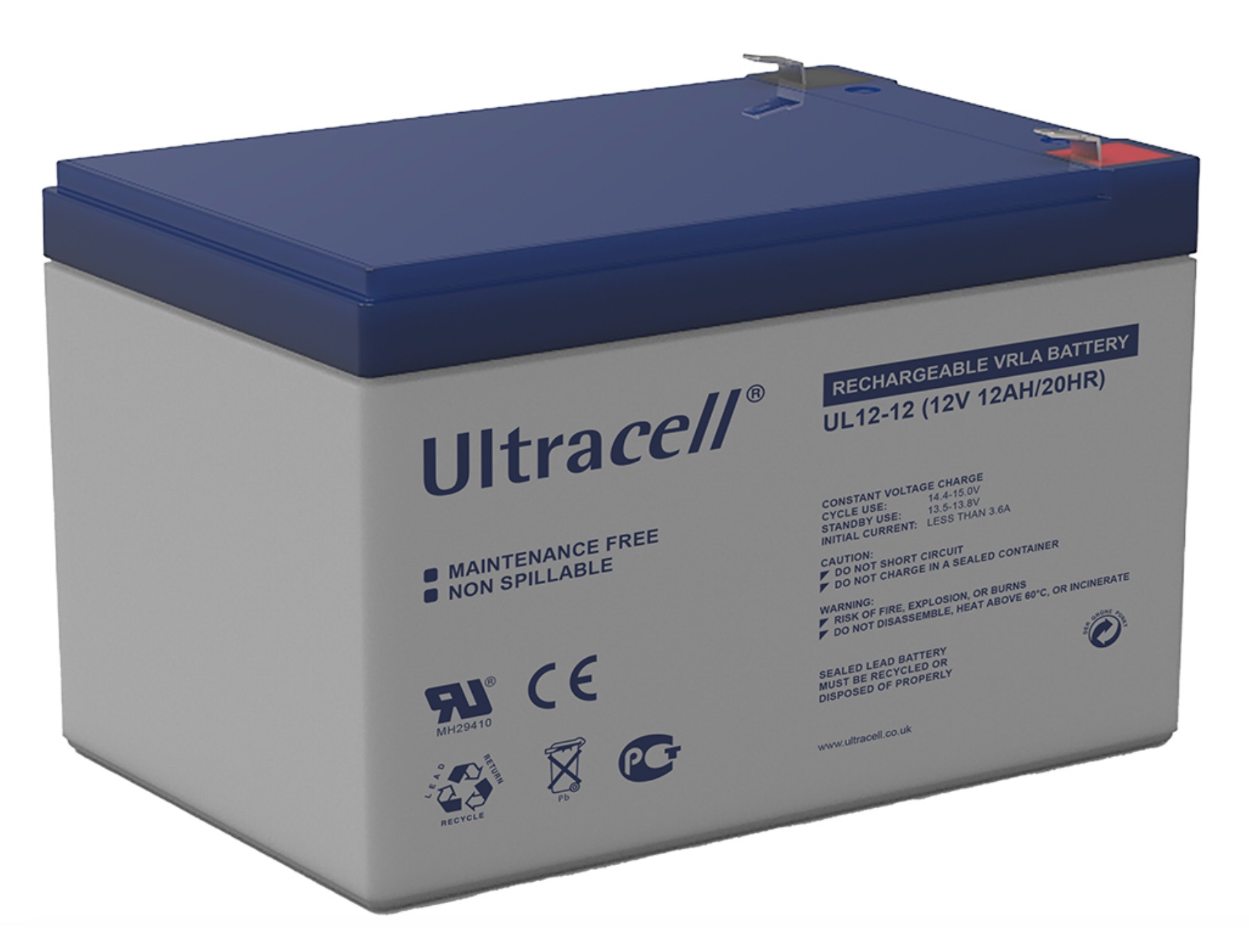 Batería 12V 12Ah Ciclo Profundo UL12-12 Ultracell