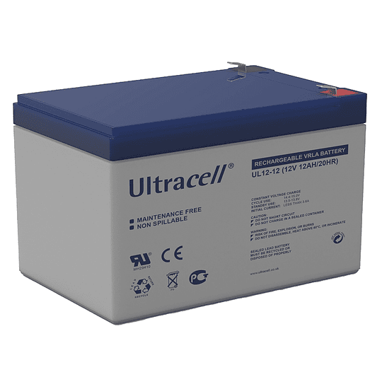 Batería 12V 1.3Ah Ciclo Profundo UL1.3-12 Ultracell