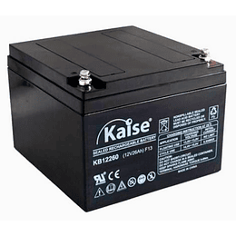 Batería 12V 26Ah Ciclo Profundo AGM (eq. GEL *) KB12260 LONG LIFE Kaise