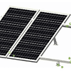 Base ajustable trasera para anclaje de paneles solares