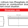 Batería de Litio 12V 200Ah 2.56kWh Ciclo Profundo LiFePO4 con Bluetooth ALFP-12200 Aokly (tecnología de última generación)