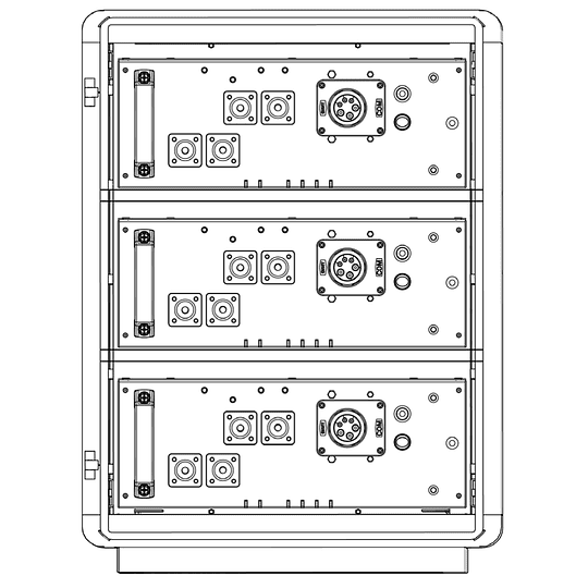 Batería de Litio 48V (51.2V) 5.12kWh Anticorrosión C5-M e IP65 Ciclo Profundo Fidus Pylontech Industrial de alto rendimiento con tecnología de última generación LiFePO4