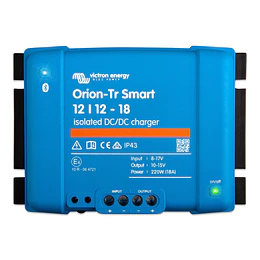  Cargador de baterías Litio DC-DC 12V a 12V 18A con detección de motor en marcha, bluetooth y aislamiento galvánico Orion-Tr Smart 12/12-30 Victron (conversor & regulador)