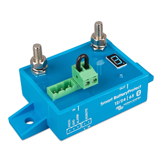 Protector de Batería Inteligente 12/24V 65A Máx. BatteryProtect Smart BP-65 Victron (con Bluetooth y compatible con Litio)