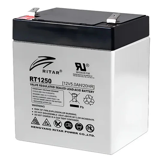 Batería 12V 5Ah Ciclo Profundo AGM (eq. GEL *) RT1250 Ritar