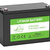 Batería de Litio 12V 100Ah 1.28kWh Ciclo Profundo LiFePO4 con Bluetooth LFP12100 Leoch (tecnología de última generación)