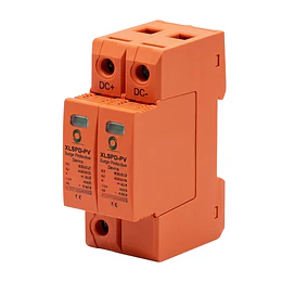 Protector SPD DC 1000V Máx. 2P previene sobretensiones y descargas atmosférica (supresor de transientes CC)
