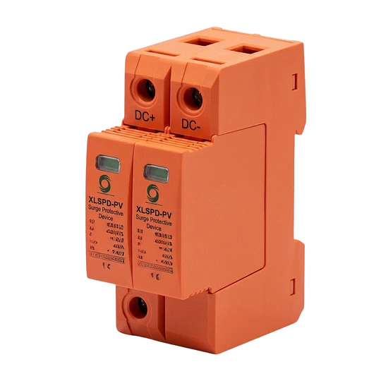 Protector SPD DC 1000V Máx. 2P previene sobretensiones y descargas atmosférica (supresor de transientes CC)