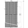 Panel Solar 580W Monocristalino Bifacial & N-Type de Alto Rendimiento con autorización SEC y certificaciones ISO, CE, TUV, entre otras
