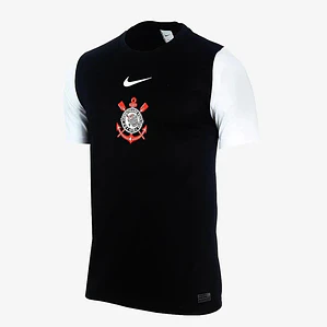 Camisa Nike Corinthians II 25/26 Masculina - Preto+Branco