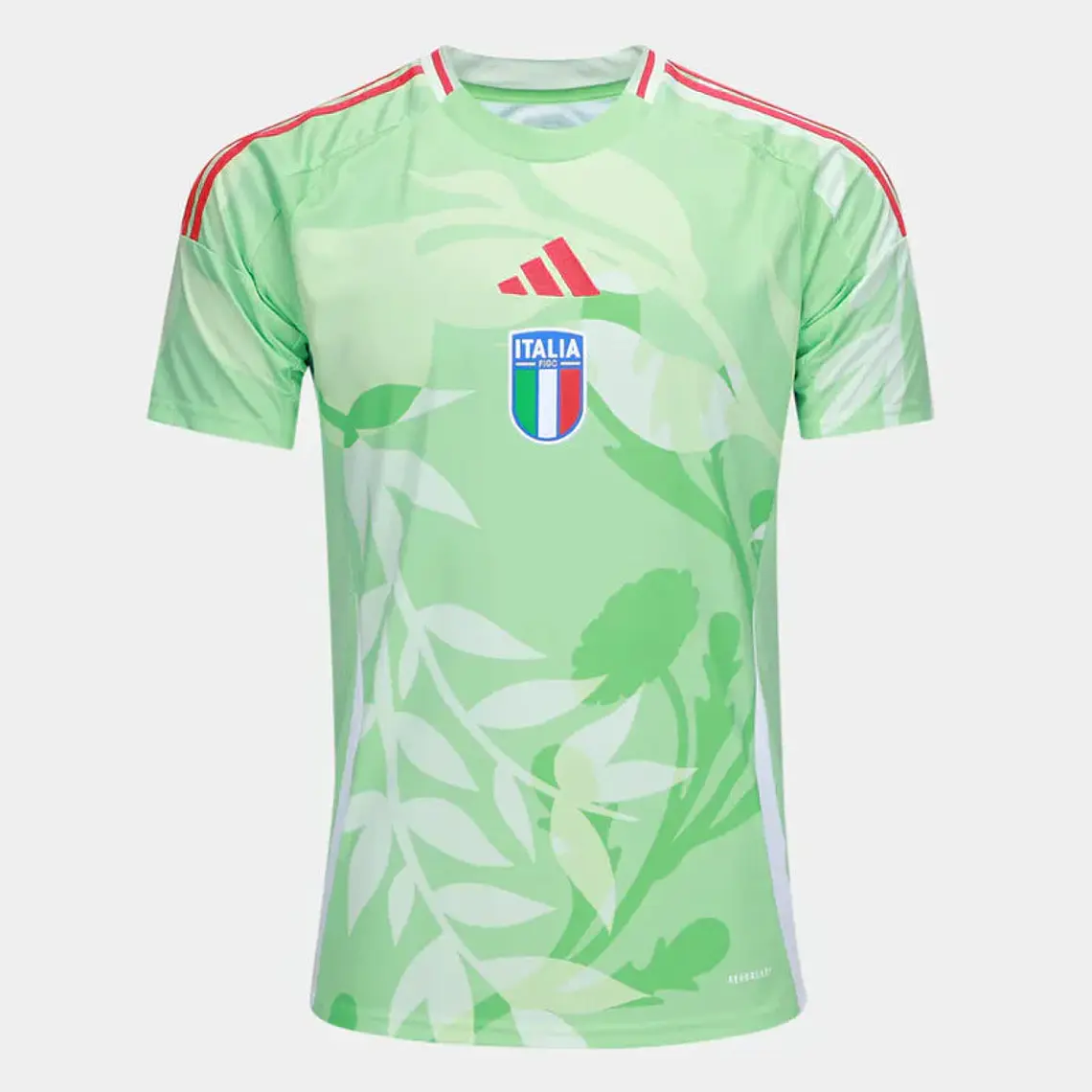 Camisa Italia Away 25/26 s/n Torcedor Adidas Masculina - Verde 1