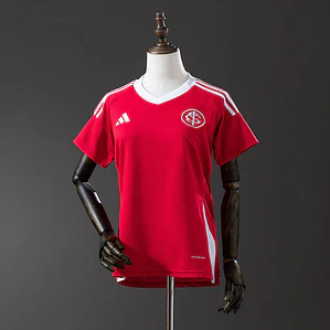 Camisa Internacional I 25/26 Torcedor Adidas Feminina - Vermelho