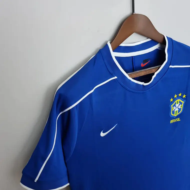 Camisa Retrô Seleção Brasil 1998/98 Away 5
