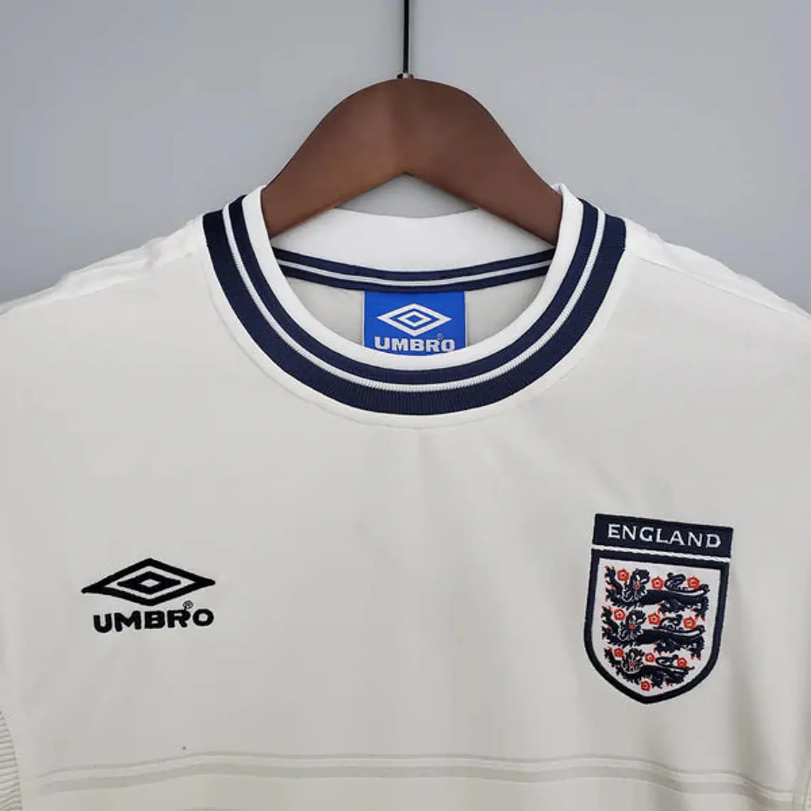 Camisa Retrô Seleção Inglaterra 2000/00 Home 4