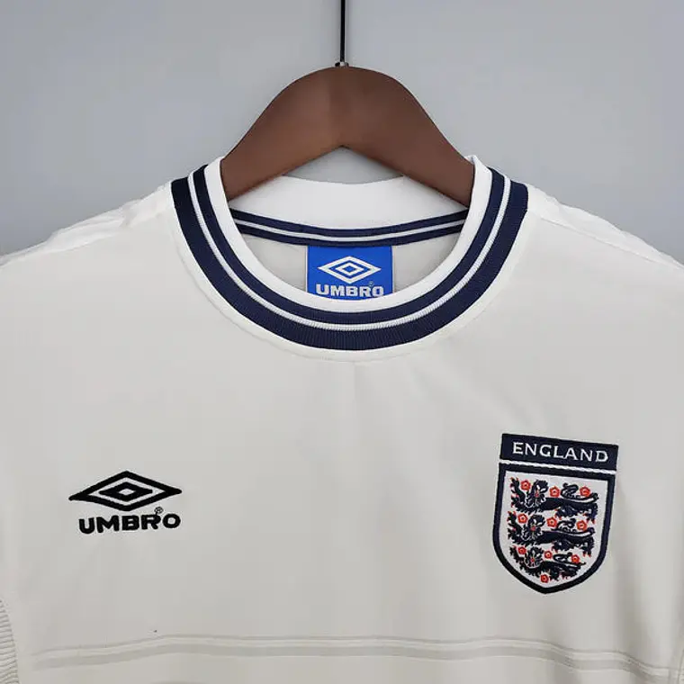 Camisa Retrô Seleção Inglaterra 2000/00 Home 4