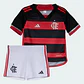 Conjunto Infantil CR Flamengo l 2024/25 Rubro-Negro - Modelo Torcedor - Thumbnail 1