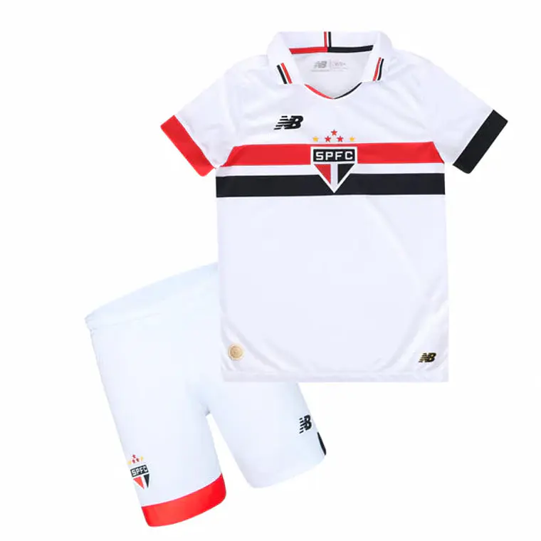 Conjunto Infantil São Paulo l 2024/25 Branco - Modelo Torcedor 1