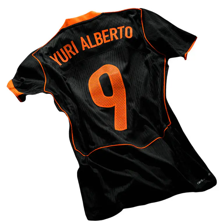 Camisa Corinthians III 25/26 s/n Torcedor Nike Total 90 Masculina - Preto+Laranja 4